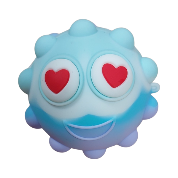 Bubble pop Ball with Heart Eyes
