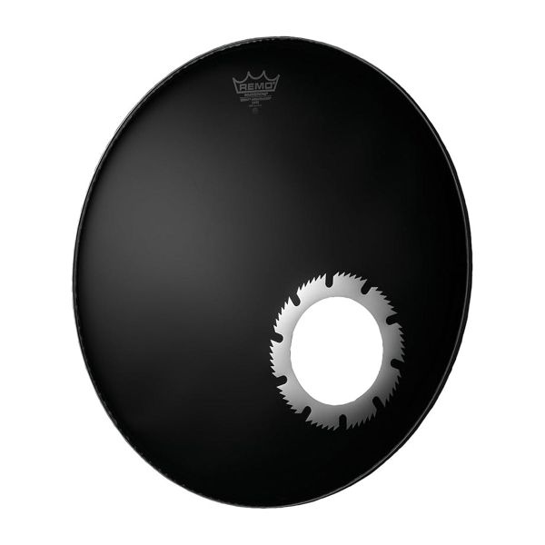 Remo DM-SW05-10 DynamO, "Saw", 5" Diameter, Chrome Graphic