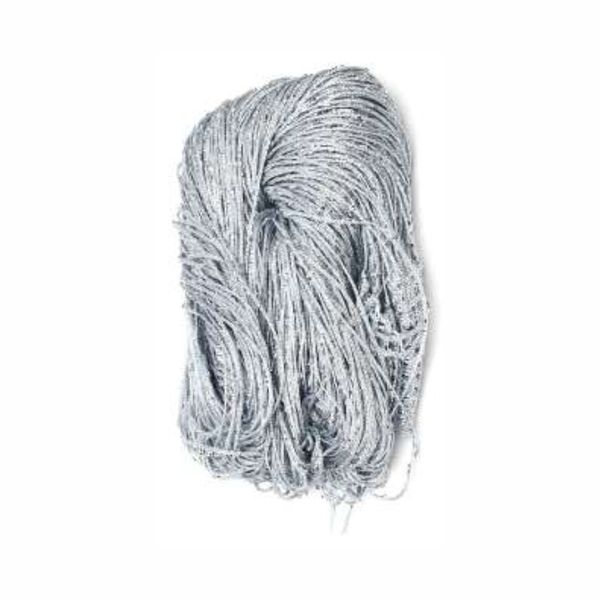 Matoc String Curtain - Silver with Silver Specks (2 Pack)