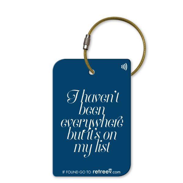 Retreev Smart NFC &amp; QR Code Luggage Tag: Secure Bag Retrieval - Everywhere