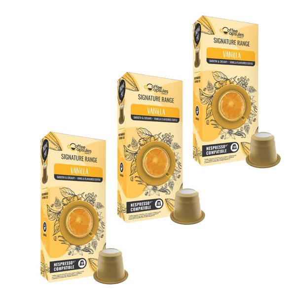 Vanilla Coffee Capsules Nespresso compatible - 30