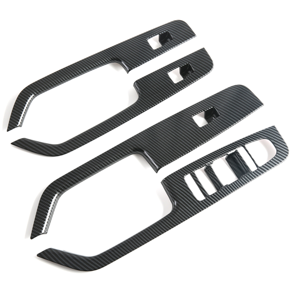 Motolab Window Switch Cover Trim Compatible with BYD SHARK Carbon Fibre