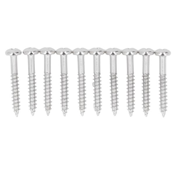 10PCS Metal Guitar Bridge Saddle Screws