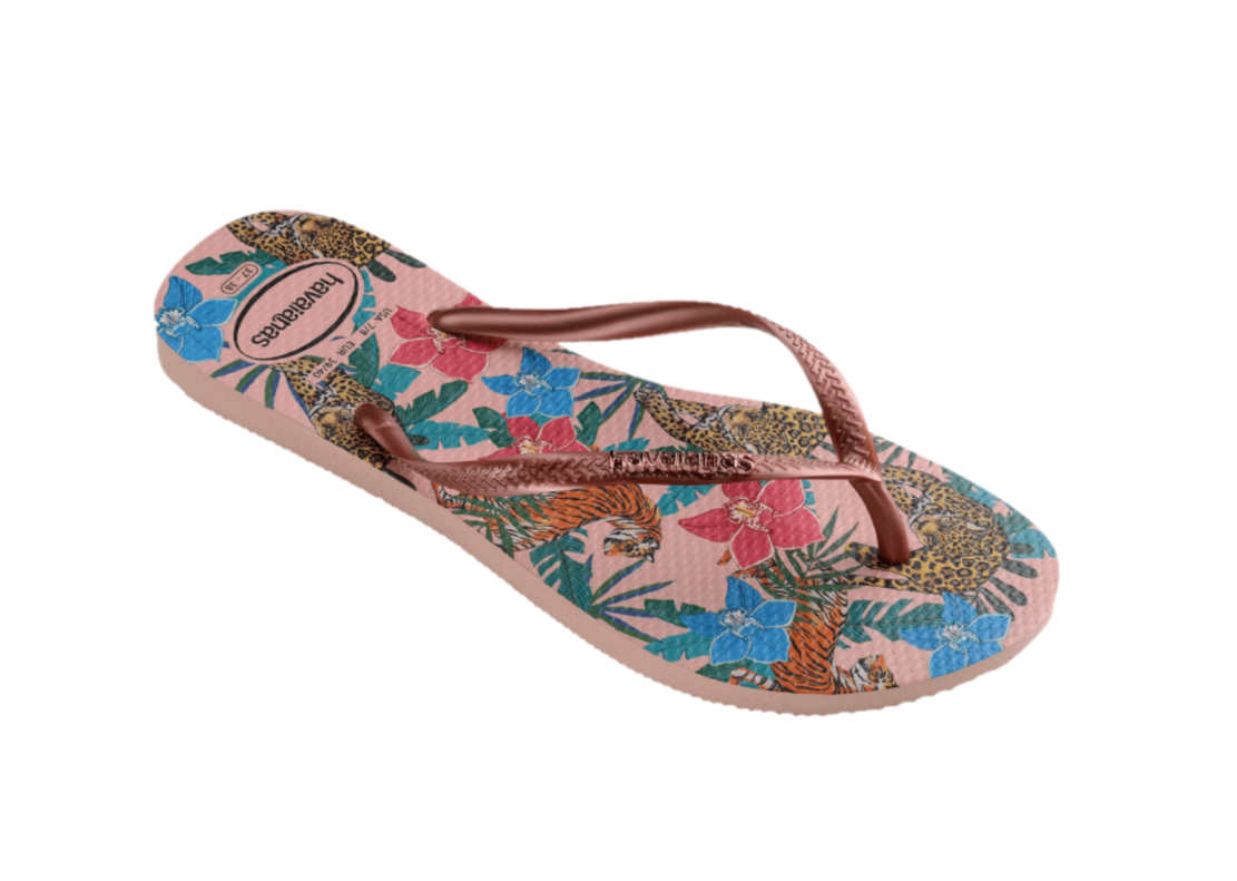 Havaianas slim tropical deals floral flip flops