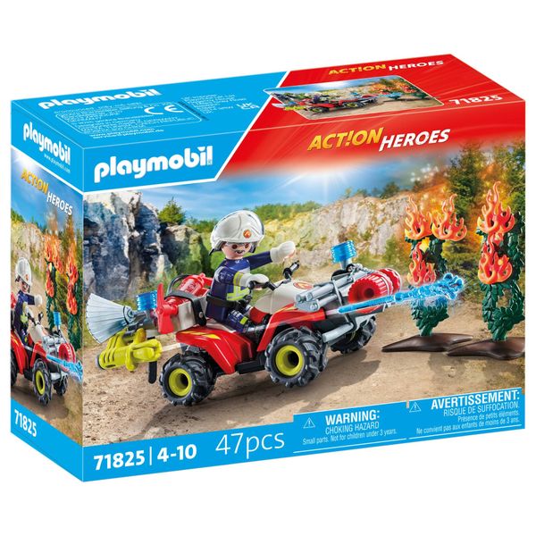 Playmobil Action Heroes - Firefighting Quad - 47 Pieces