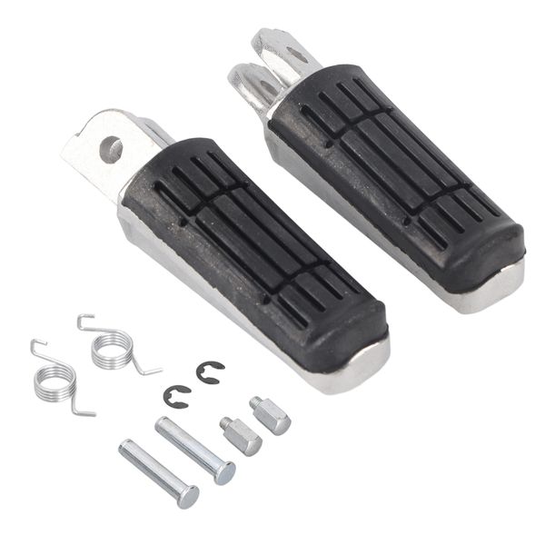 Motorcycle Front Foot Pegs Compatible with FZ400 FZ600 FZS600
