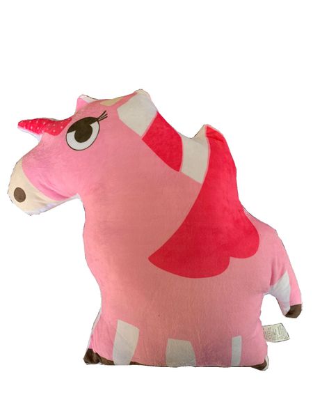 45cm Plush Teddy Stuffed Animal Soft Toy Pillow - Pink Unicorn