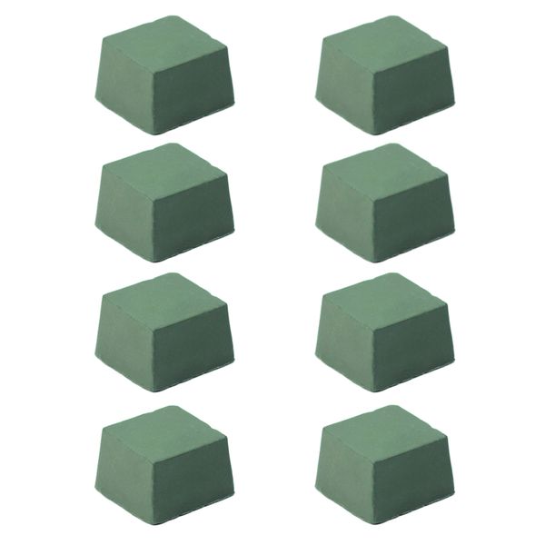 Tool DIY Green Fine Abrasive Polishing Paste Buffing Compound Leather 8 Piece