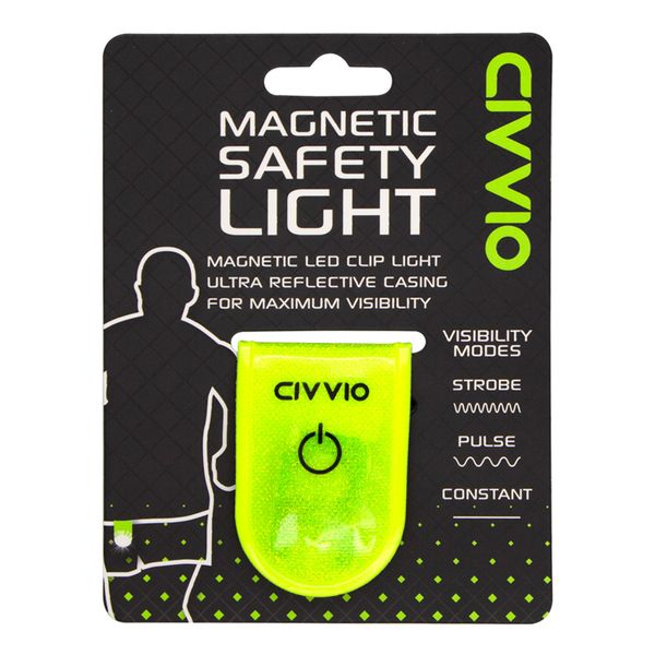 Civvio Magnetic Safety Light - Sweatproof, Hands-Free