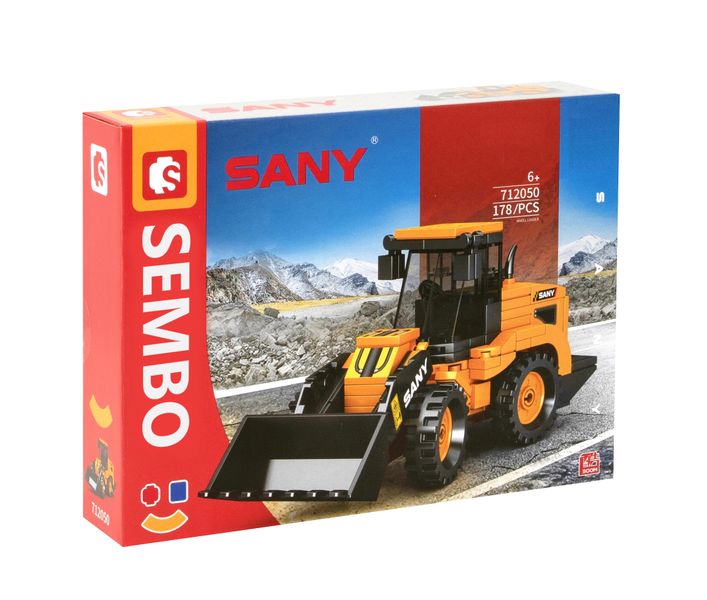 Sembo SANY Wheel Loader - 178 Pieces - 17cm Long