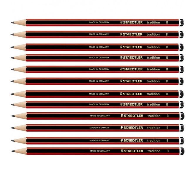 Steadtler Tradition B - 110 Pencil Box of 12