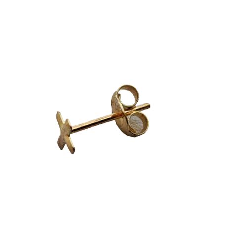 Girls 9ct hot sale gold studs