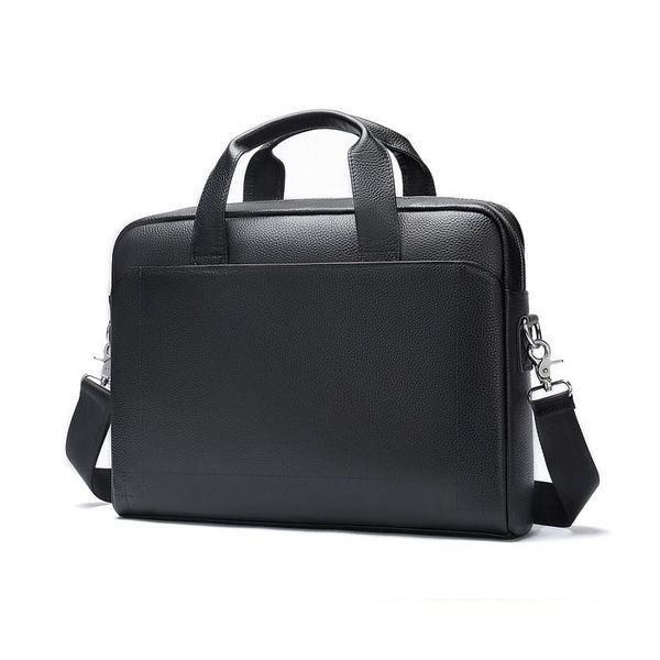 Tuff-Luv Genuine Leather Laptop Bag-Fits Laptops 13"/14"-15.6"
