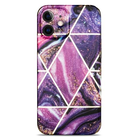 Geometric Fashionable Marble Design Phone Cover for iPhone 11 Image