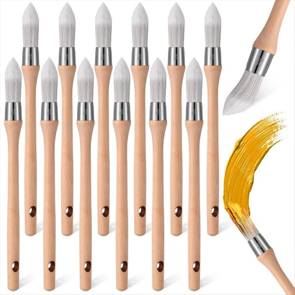 12Pcs Trim Painting Tool Edge Clean Corner Paint Brush