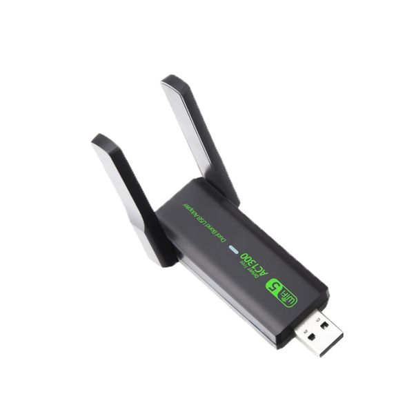 Driver Free USB WiFi Adapter, WiFi 5G Antenna, 1300Mbps Dual band