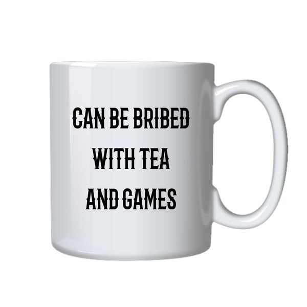 Tea and Games Mug - Best Funny Novelty Cup Gift Idea for Gamers
