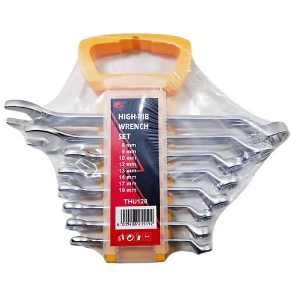 Earth High-Rib wrench set 8mm-19mm