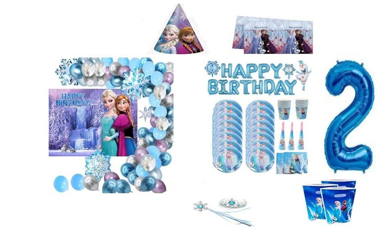 Frozen party in a box for a 2years birthday day