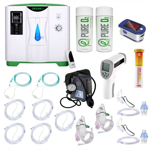 Oxygen Concentrator 2-9L/M 2in1 Built in Nebulizer Safety Protective Combo