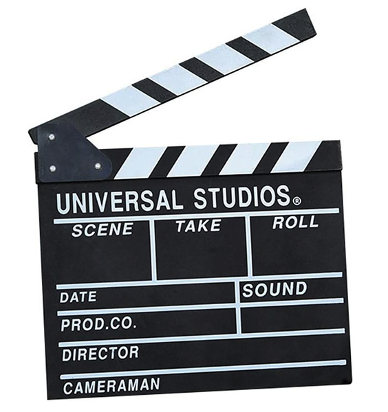 Retro Wooden Director's Film Clapboard Decor &amp; Prop