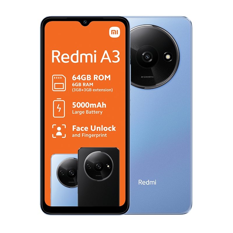 Xiaomi Redmi A3 3+64GB LTE - Blue