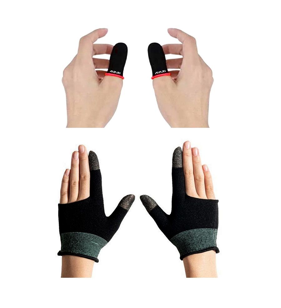 Gaming Glove / Finger Sleeve Combo Shop Today. Get it Tomorrow