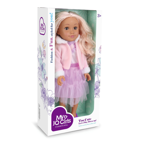 Fashion Doll - Blonde Hair, Skirt &amp; Ballerina Flats - 46cm