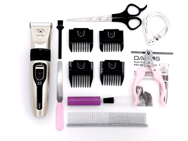 DALING 5 in1 Pet Electric Clipper Dog Hair Clipper Electric Clipper