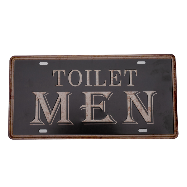 Toilet for Men Sign