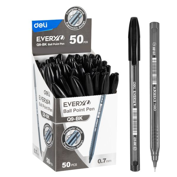 Deli Ballpoint Pen 50pcs 0.7mm