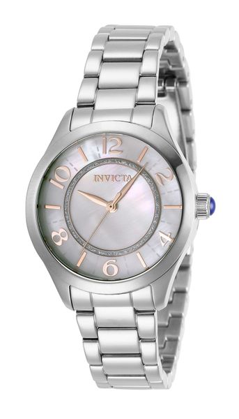 Invicta Women's Angel 31107 33mm White Dial Stainless Steel Watch