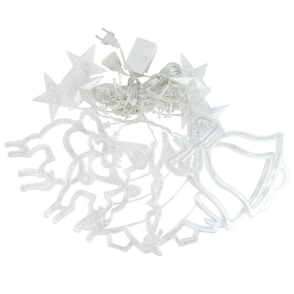 Christmas Curtain Light Decoration Light LED 8 Modes Warm White USB String