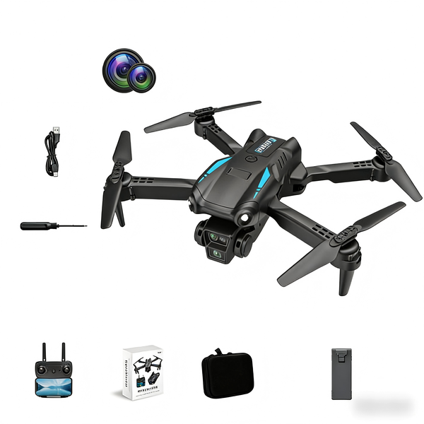 M16 4K Dual Camera Drone, Foldable with Altitude Hold for Beginners