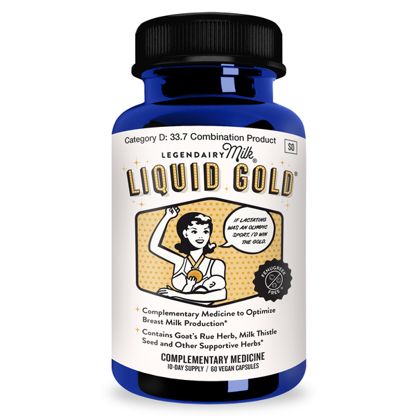Legendairy Milk Liquid Gold 60 Capsules - Herbal Lactation Supplement