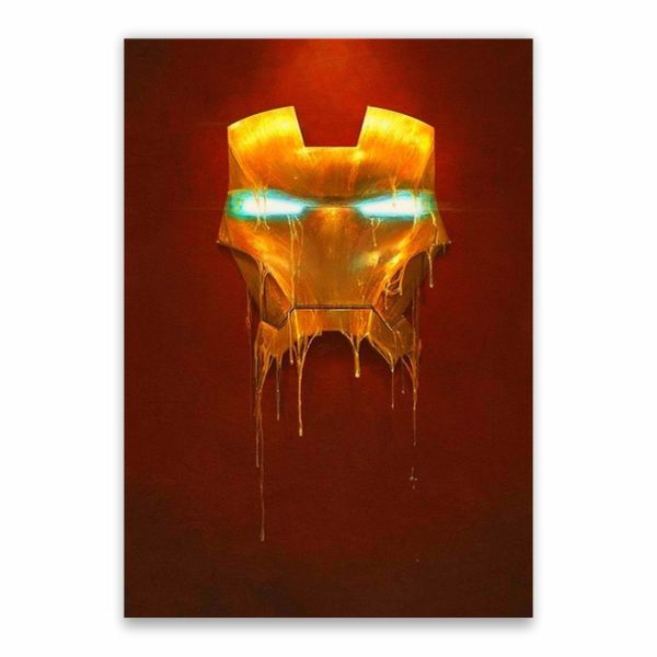 Iron Mask Melting Mask Poster - A1
