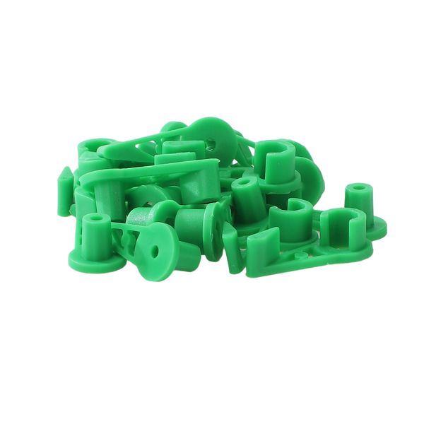 10 Pairs Adjustable Green Plant Bender Training Clips