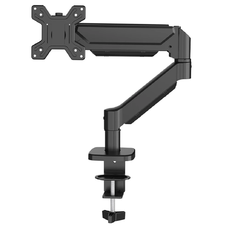 Monitor Desk Mount Single Arm Stand Fully Adjustable Spring For 13-32 Inch Image