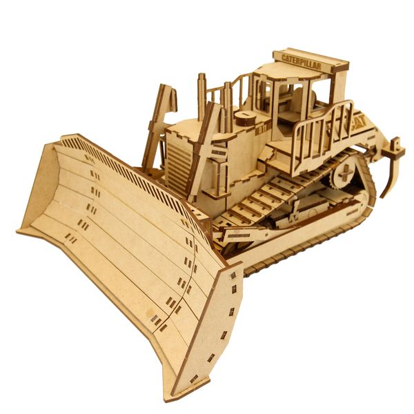 Wow We - 3D Wooden Model | 3D Puzzle | Caterpillar D11 Bulldozer