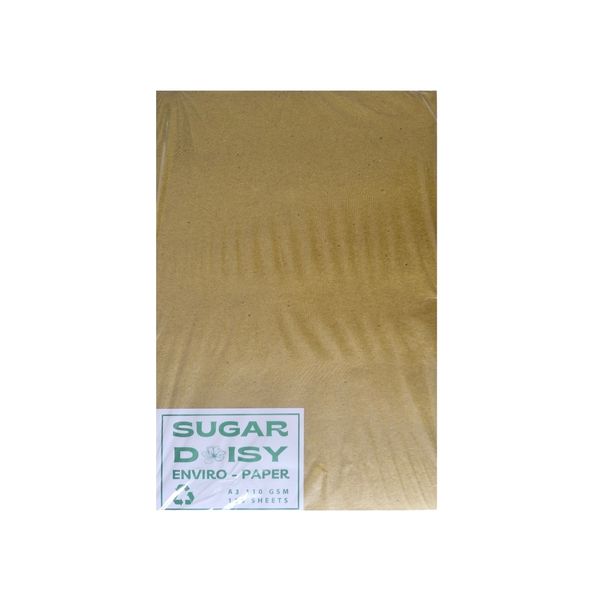 Sugar Daisy Enviro Paper-Sugar Paper- A3-110gsm -100sheets- Yellow