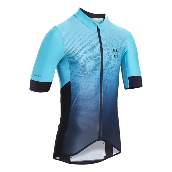 Rockrider Men's Short-Sleeved Mountain Biking Jersey - Turquoise