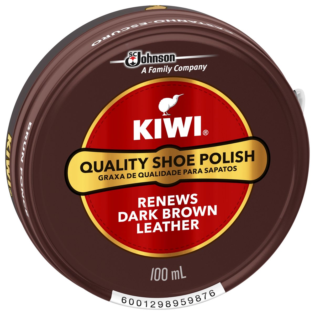 Kiwi Shoe Polish Dark Brown 100ml | Shop Today. Get it Tomorrow ...