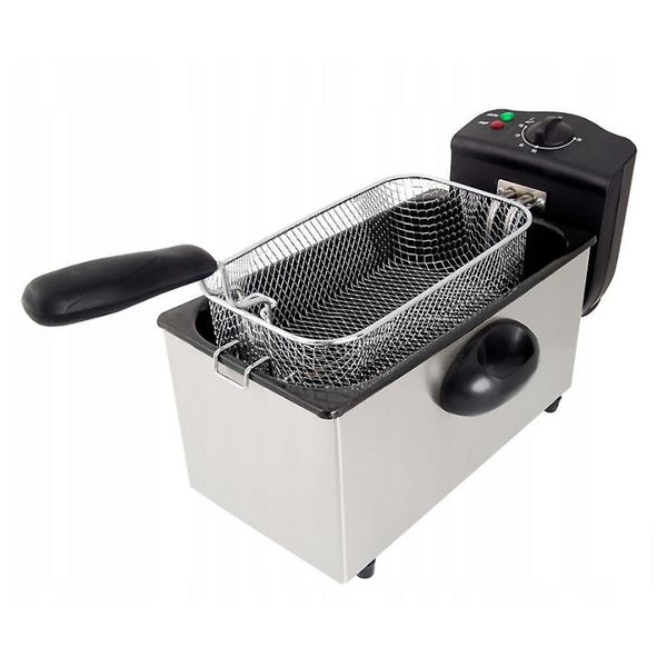 3L Electric Cooking 2000W Stainless Steel Deep Fryer DF3LG