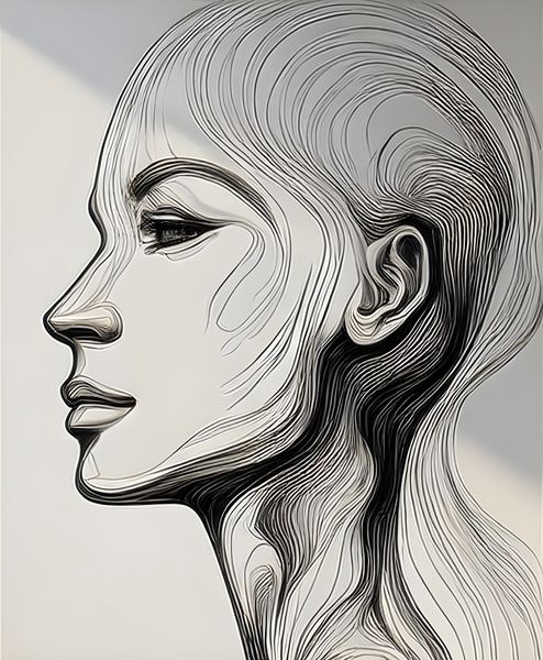 Abstract Faces And Figures image