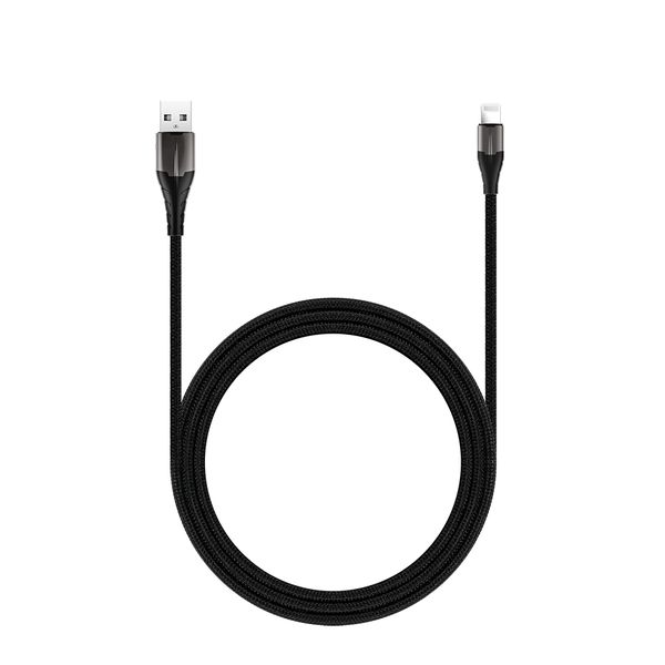 Rockrose Knight AL 1m 2.4A Lightning to USB Charge &amp; Sync Cable,