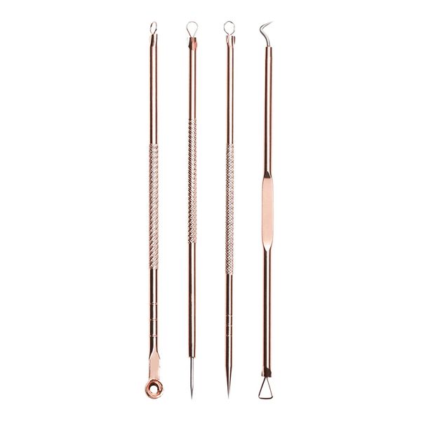Blackhead and Pimple Extractor Tool Set - 4 Pieces