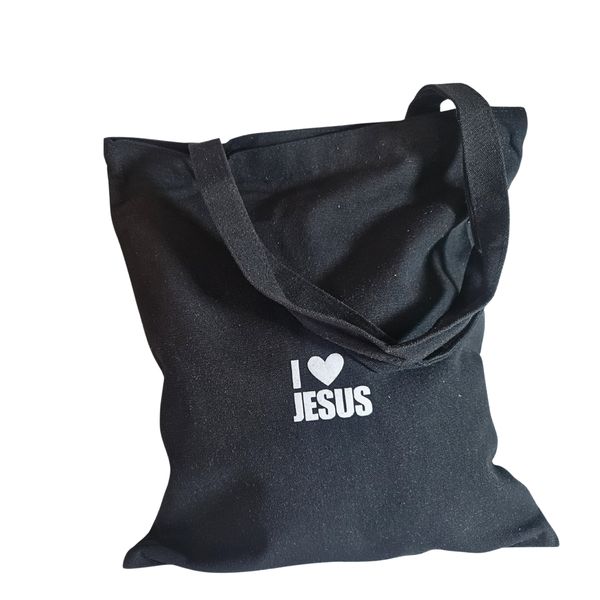 I Love Jesus Tote Bag