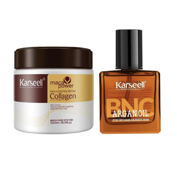 Karseell 500ml Tub &amp; BNC Argan Oil 80ml