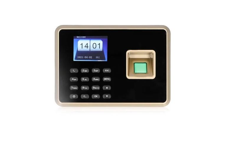 Standalone Fingerprint Employee Attendance Entry Time Clock System
