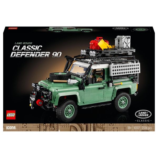 LEGO® ICONS Land Rover Classic Defender 90 10317 Building Toy Cars (2,336 Pieces)